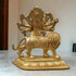 Tamas Brass Handcrafted  Ambe/Durga Maa Idol Murti for Mandir Statue / Idol with Antique Finish (Pack of 1)